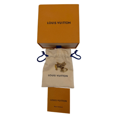Louis Vuitton Fall in Love Necklace Heart Pendant Gold M00465