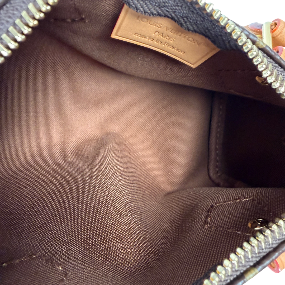 Louis Vuitton Nano Speedy Monogram Canvas Brown Gold with Strap