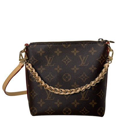 Louis Vuitton Multipass Mini Monogram Canvas Crossbody Brown Gold