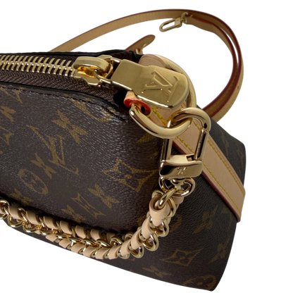 Louis Vuitton Multipass Mini Monogram Canvas Crossbody Brown Gold