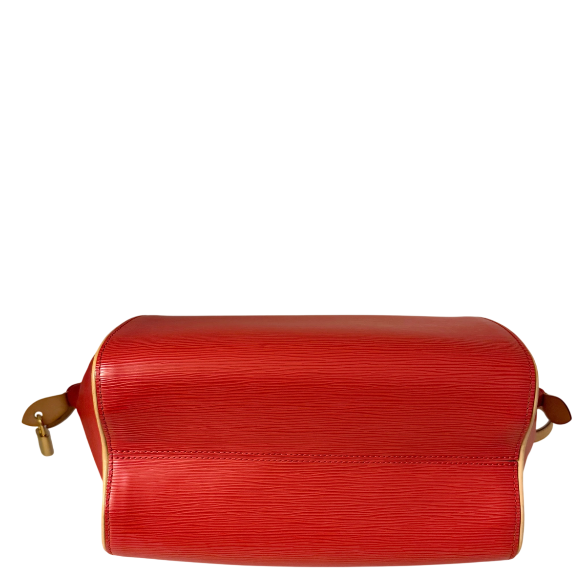 Louis Vuitton Doc PM Epi Leder Rot Gold mit Schulterriemen – Ansicht 4