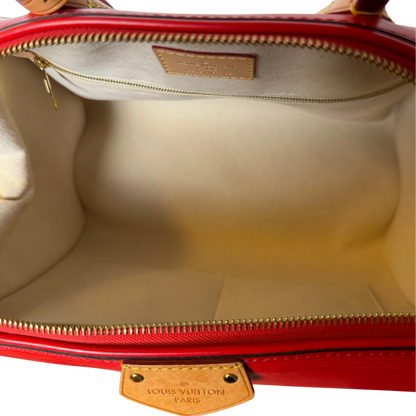 Louis Vuitton Doc PM Epi Leder Rot Gold mit Schulterriemen – Ansicht 5