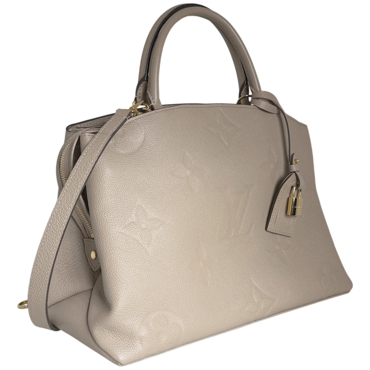 Louis Vuitton Grand Palais MM Monogram Empreinte Tourterelle Gold
