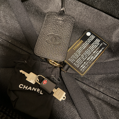 Chanel XXL Airline Flap Bag und Koffer Set Rarität / sehr gut Chanel