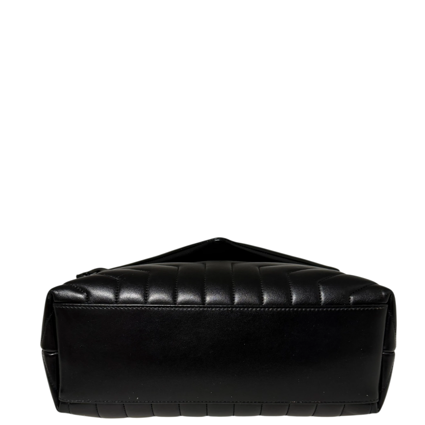 Saint Laurent LouLou Medium Leder schwarz silberne Hardware / sehr gut Saint Laurent