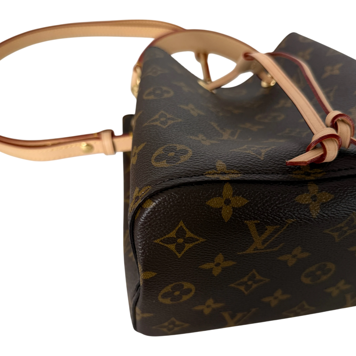 Louis Vuitton NéoNoé BB Monogram Canvas Braun Bordeaux Gold – Ansicht 10