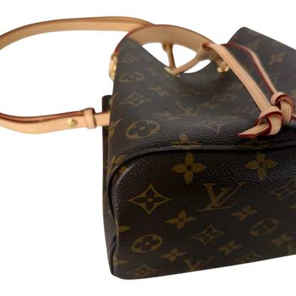 Louis Vuitton NéoNoé BB Monogram Canvas Braun Bordeaux Gold – Ansicht 10