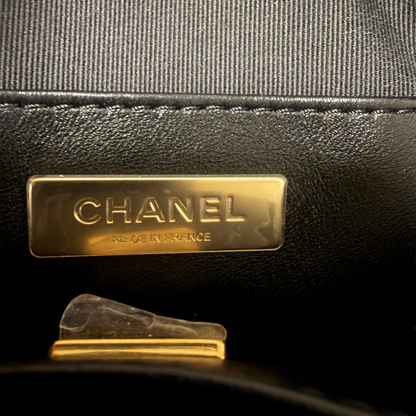 Chanl Walk of Fame Star Bag schwarz Lammleder Fullset / neuwertig Chanel