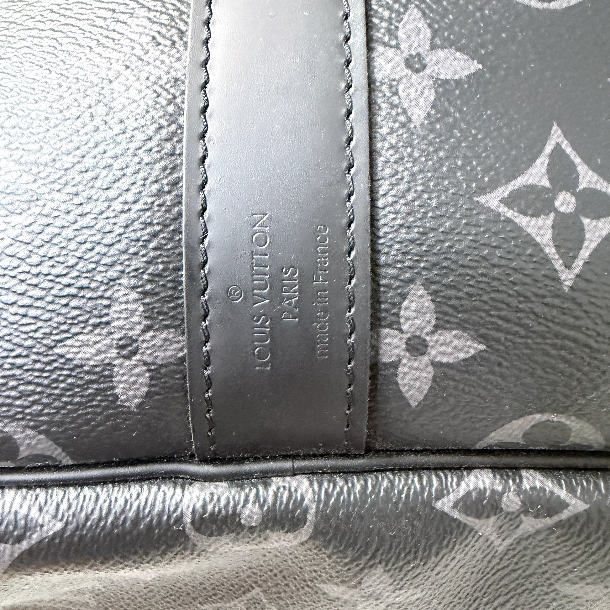 Louis Vuitton Keepall 55 Monogram Eclipse M40605 / sehr gut Louis Vuitton