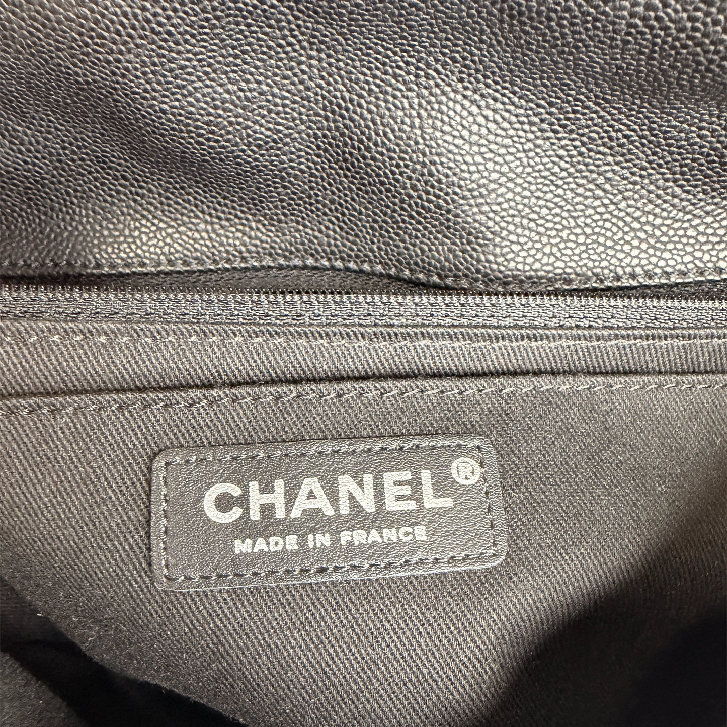 Chanel CC Flap Bag schwarz Leder /neuwertig Chanel