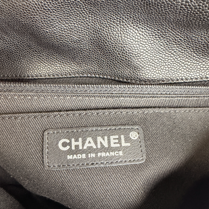 Chanel CC Flap Bag schwarz Leder /neuwertig Chanel