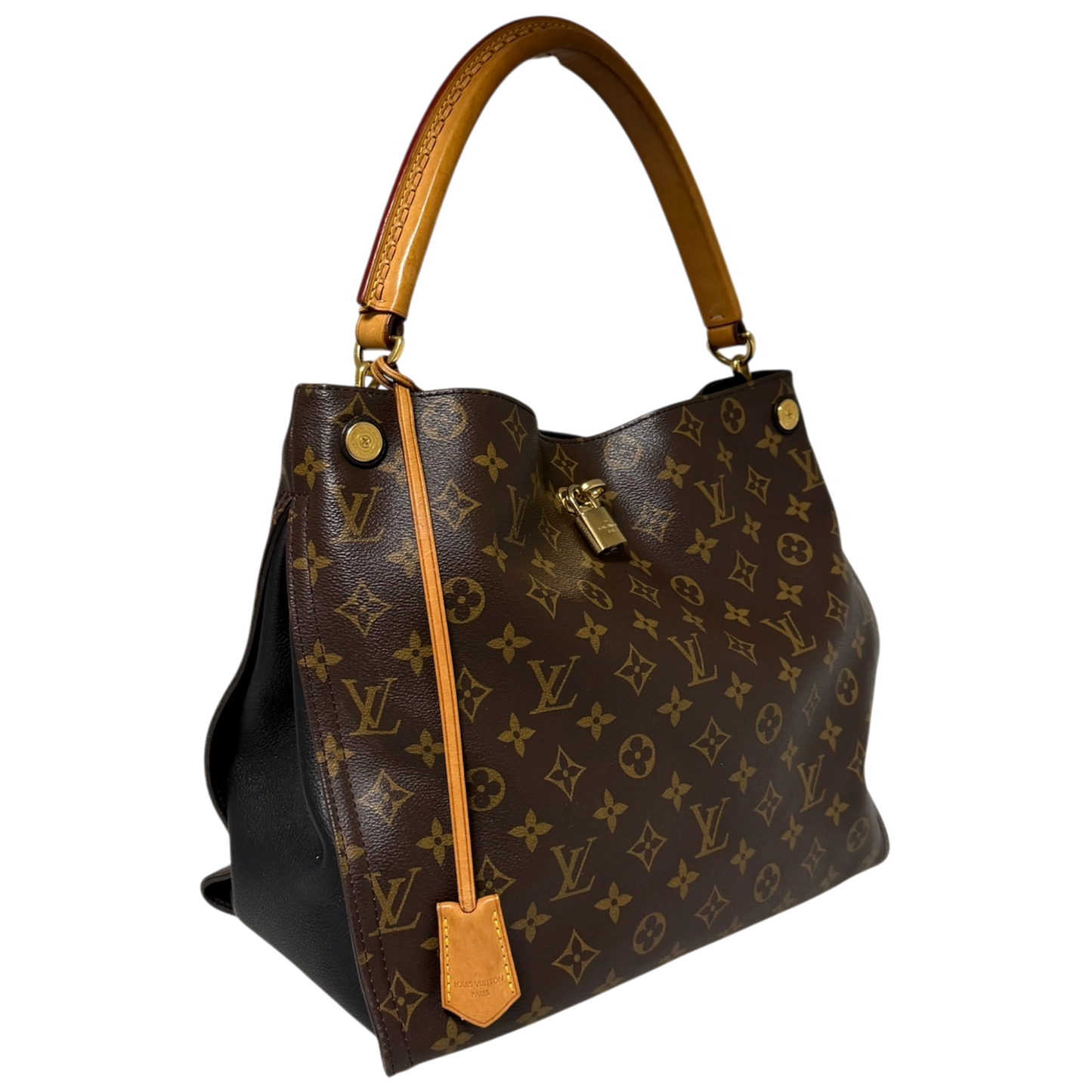 Louis Vuitton Gaia Monogram Canvas Schultertasche / gut Louis Vuitton
