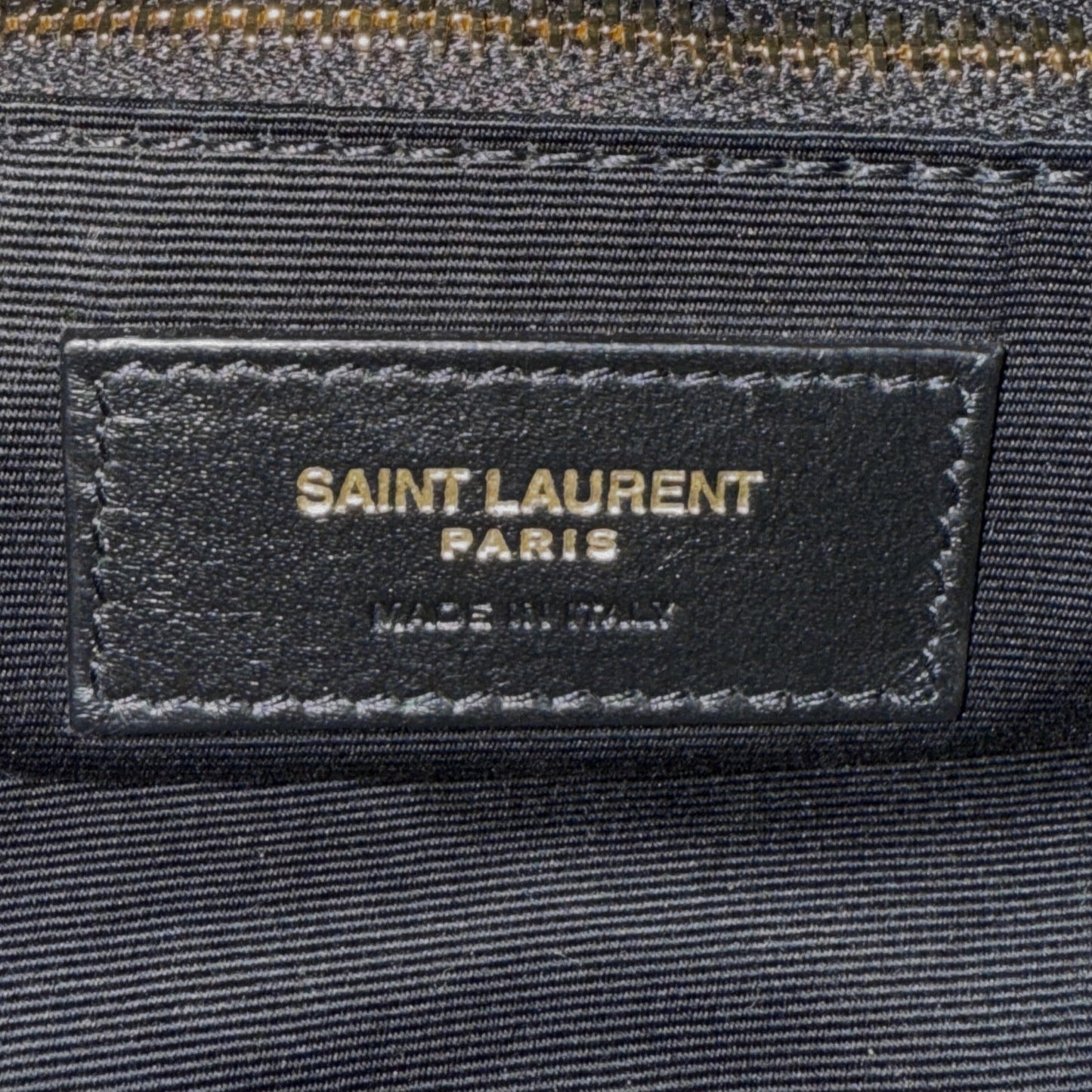 Saint Laurent ICARE Maxi-Shopper aus gestepptem Lammleder Schwarz / sehr gut Saint Laurent
