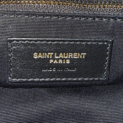 Saint Laurent ICARE Maxi-Shopper aus gestepptem Lammleder Schwarz / sehr gut Saint Laurent