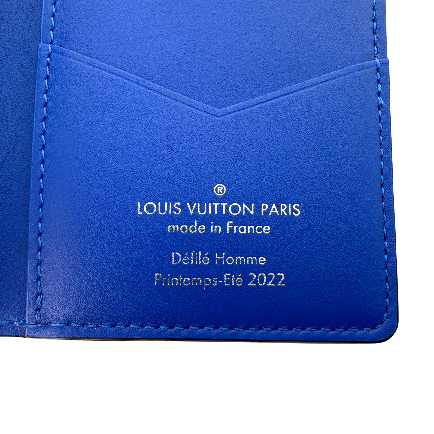 Louis Vuitton Pocket Organizer Taurillon Illusion Grün / neuwertig