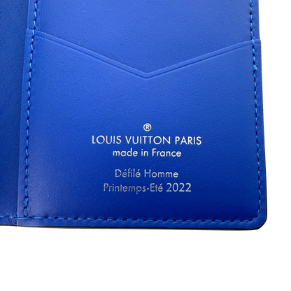 Louis Vuitton Pocket Organizer Taurillon Illusion Grün / neuwertig