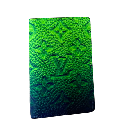 Louis Vuitton Pocket Organizer Taurillon Illusion Grün / neuwertig