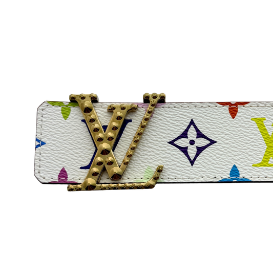Louis Vuitton x Murakami LV Initiales Gürtel Größe Multicolor / sehr gut Louis Vuitton