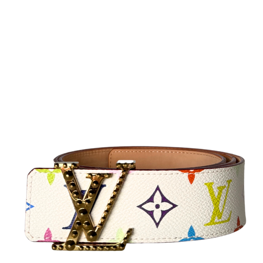 Louis Vuitton x Murakami LV Initiales Gürtel Größe Multicolor / sehr gut Louis Vuitton