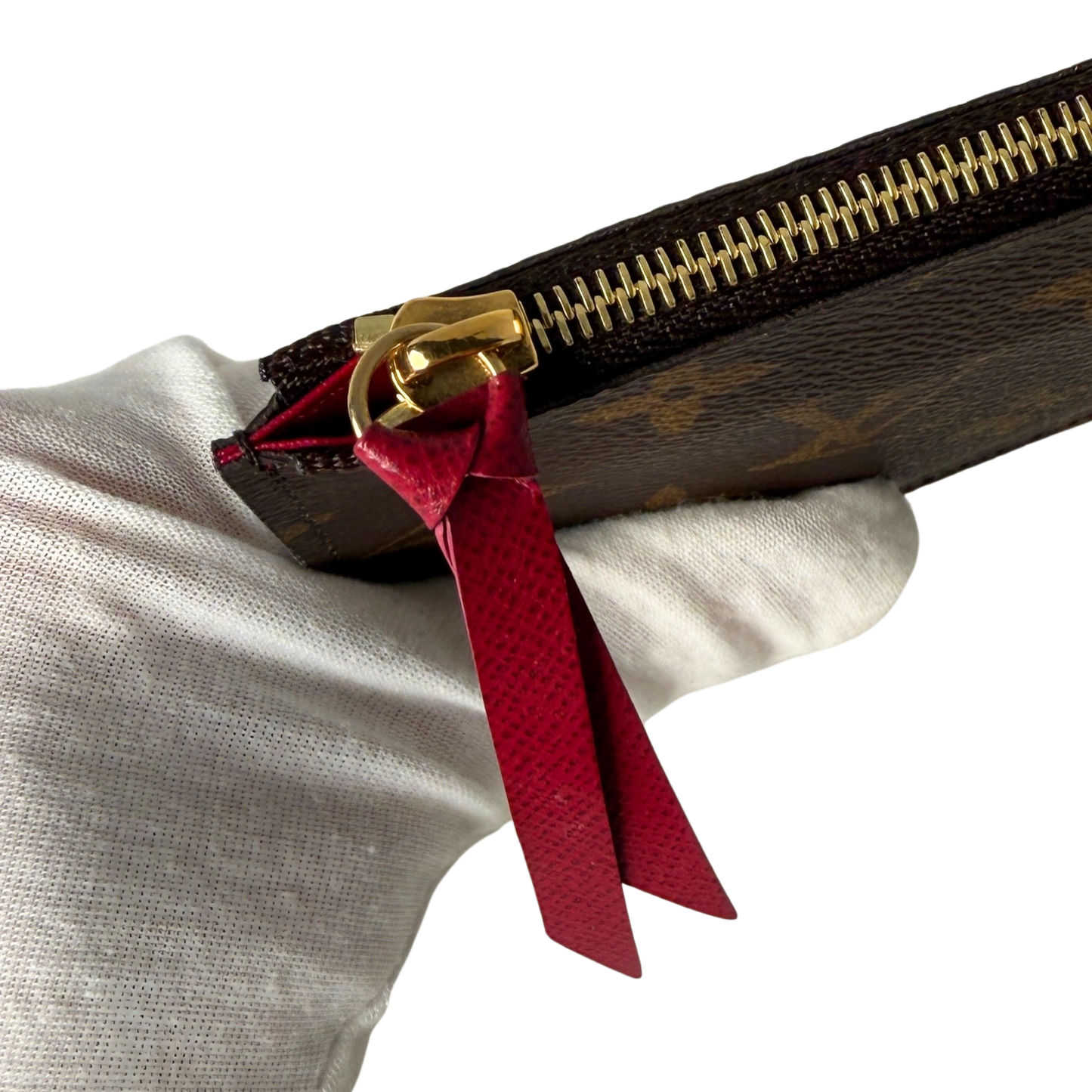 Louis Vuitton Félicie Pochette Inlay Monogram Canvas Braun / neuwertig Louis Vuitton