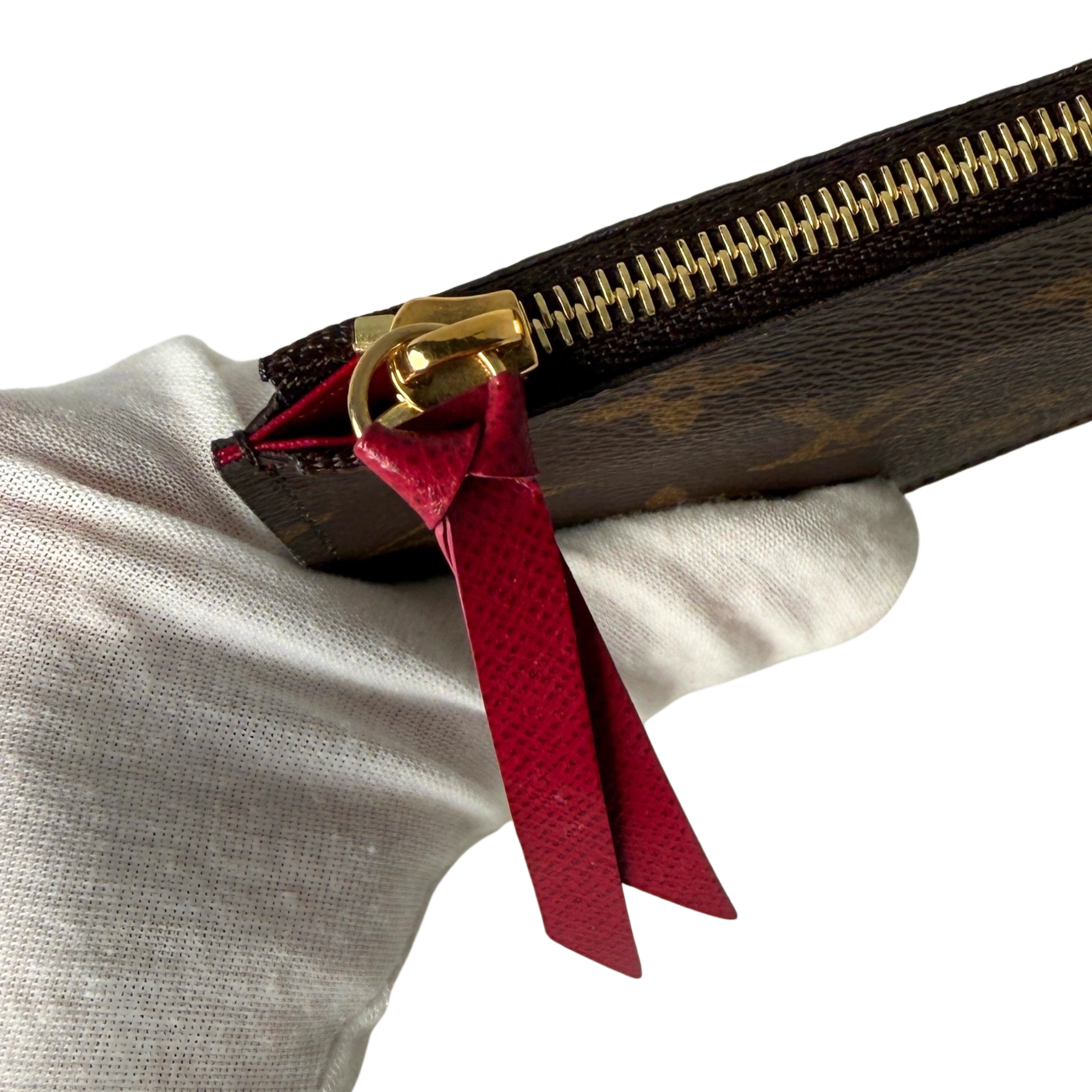 Louis Vuitton Félicie Pochette Inlay Monogram Canvas Braun / neuwertig Louis Vuitton