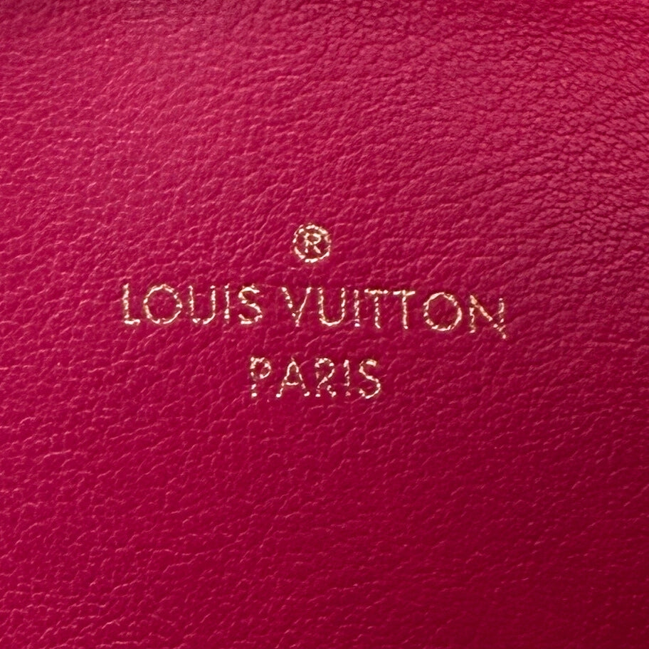 Louis Vuitton Félicie Pochette Inlay Monogram Canvas Braun / neuwertig Louis Vuitton
