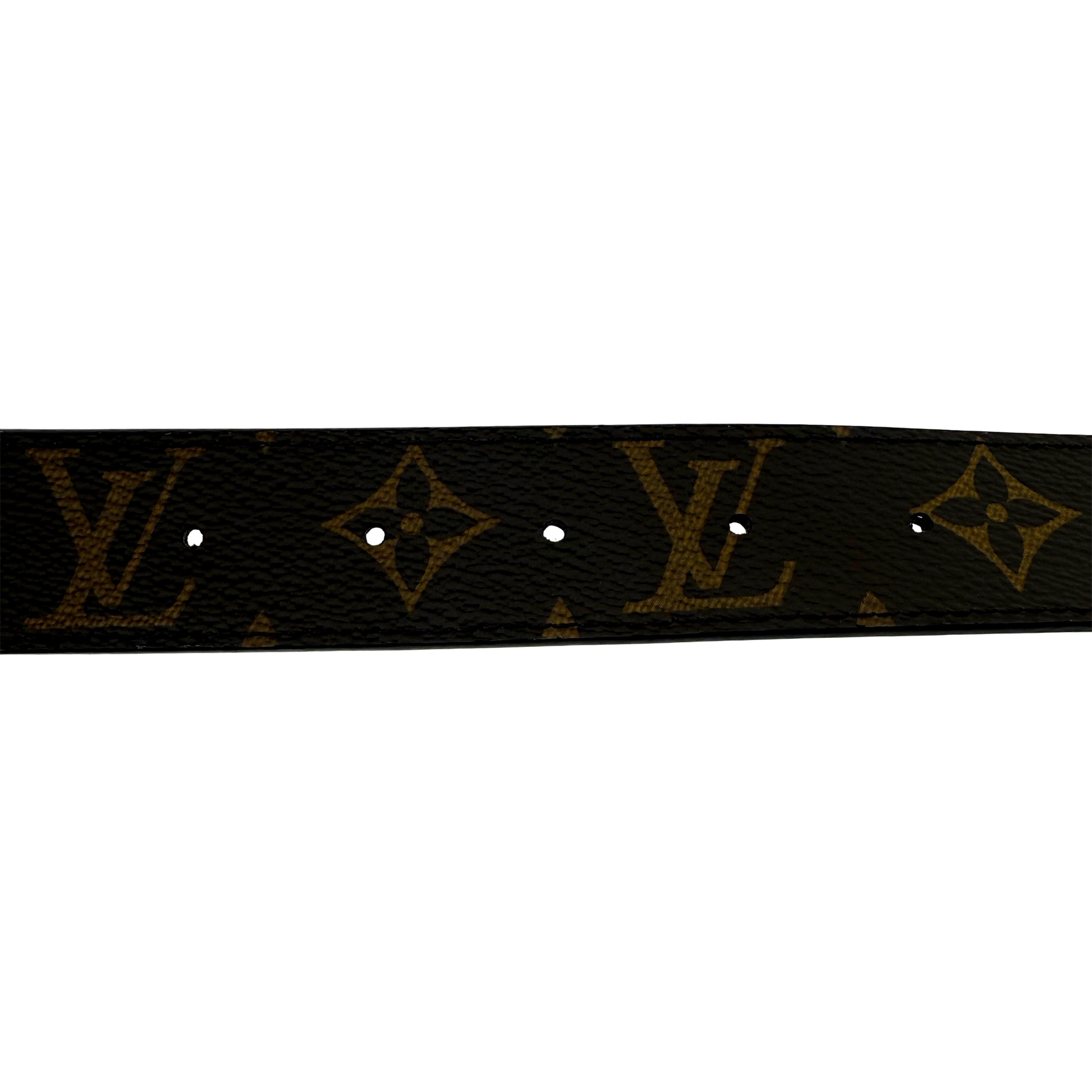 Louis Vuitton LV Initiales Wendegürtel Schwarz  / gut Louis Vuitton