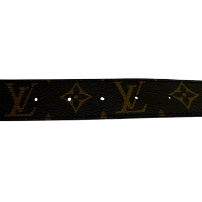 Louis Vuitton LV Initiales Wendegürtel Schwarz  / gut Louis Vuitton