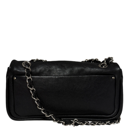 Chanel CC Flap Bag schwarz Leder /neuwertig Chanel