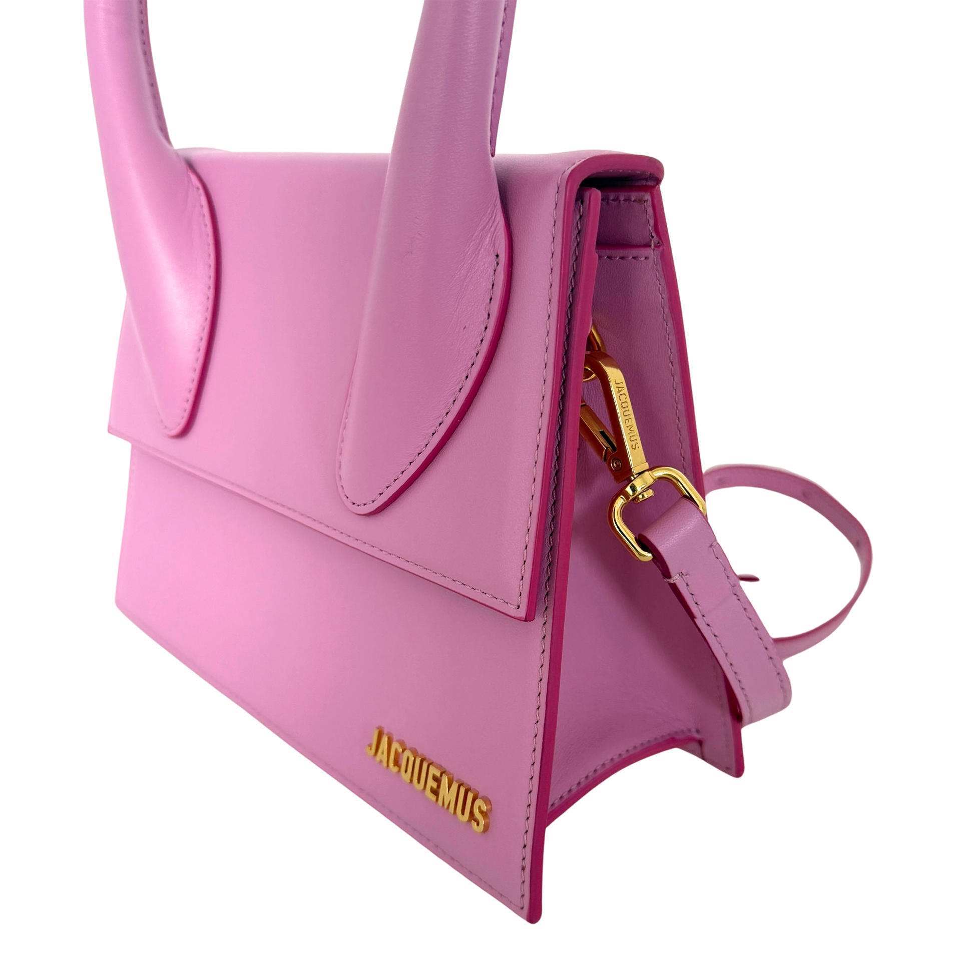 Jaquemus Le Grande Chiquito Bag Pink / sehr gut Echtheitscheck
