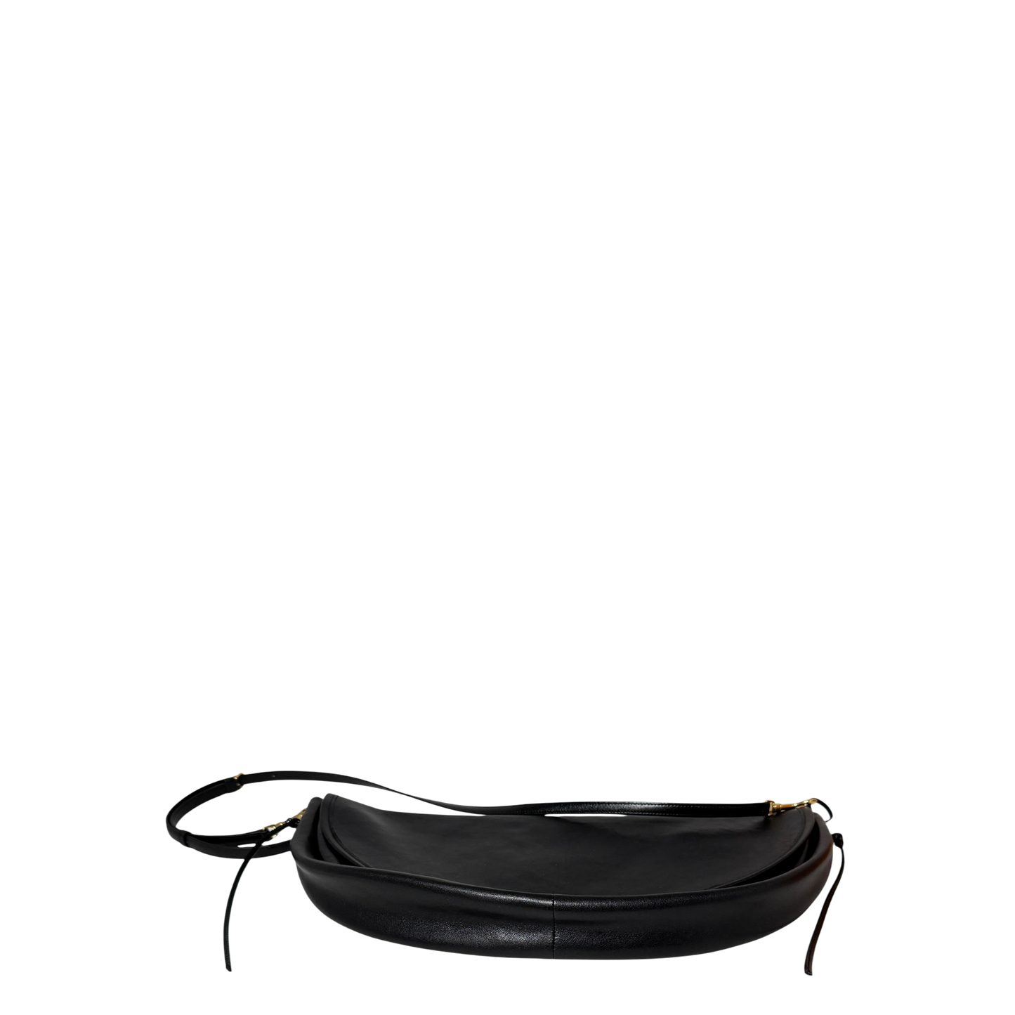 CELINE Halfmoon weiche Triomphe groß Leder schwarz Fullset / sehr gut CELINE
