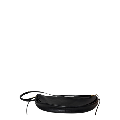CELINE Halfmoon weiche Triomphe groß Leder schwarz Fullset / sehr gut CELINE