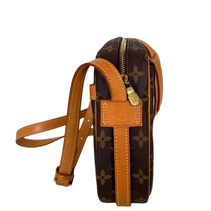 Louis Vuitton Sac Jeune Fille MM Umhängetasche Monogram Canvas Braun / gut Louis Vuitton