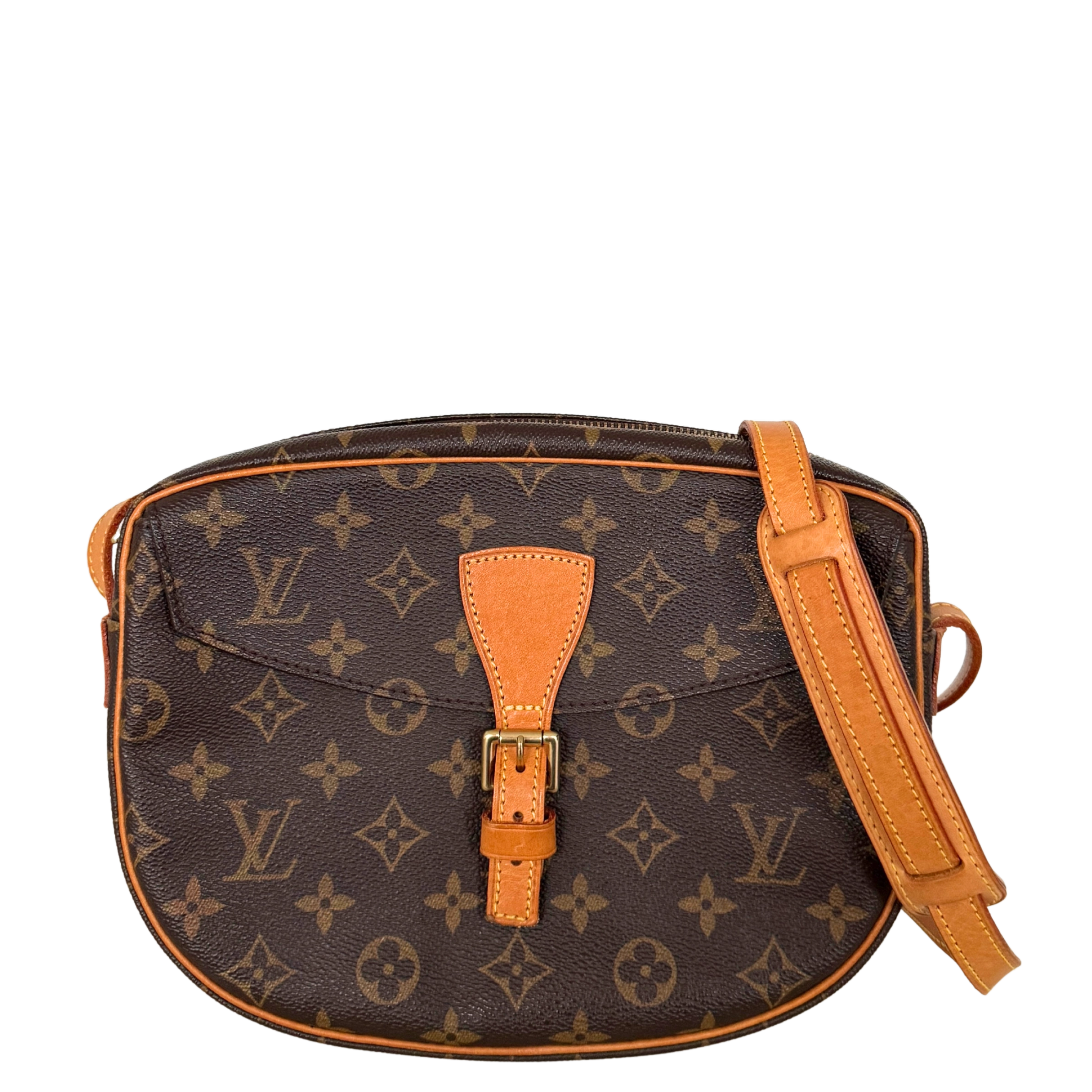 Louis Vuitton Sac Jeune Fille MM Umhängetasche Monogram Canvas Braun / gut Louis Vuitton