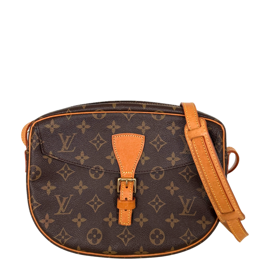Louis Vuitton Sac Jeune Fille MM Umhängetasche Monogram Canvas Braun / gut Louis Vuitton