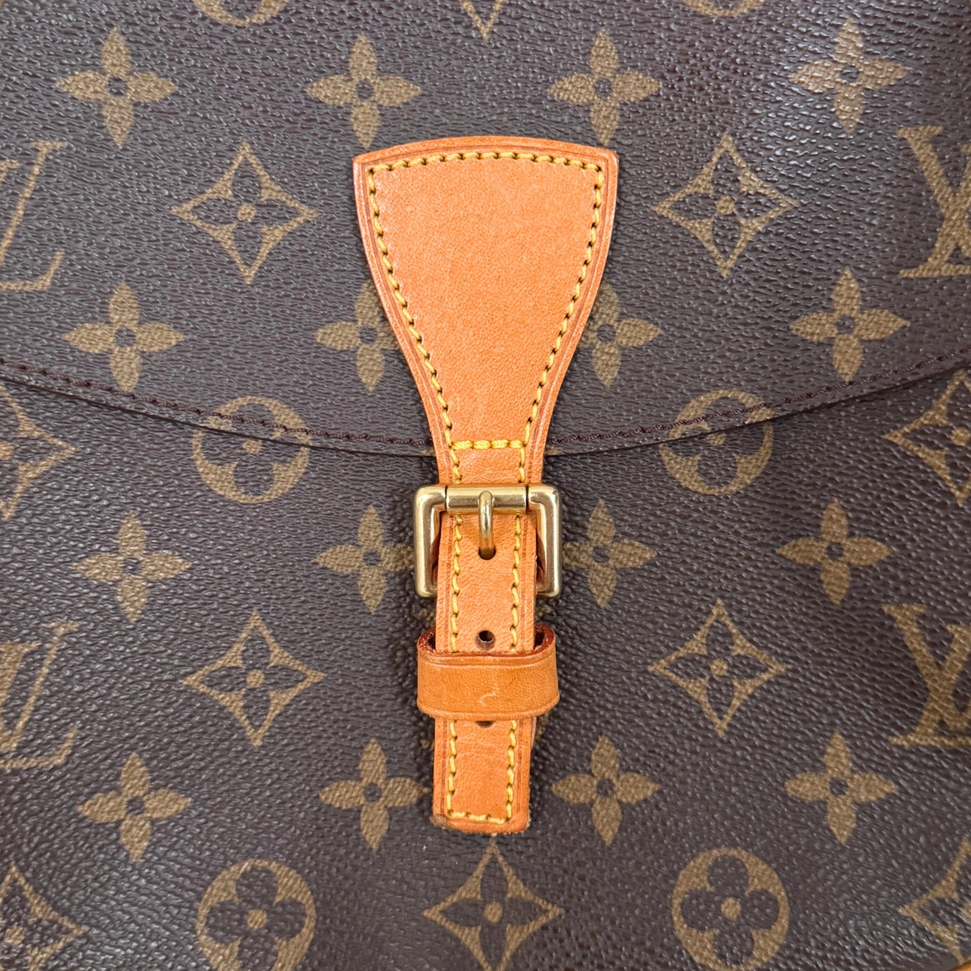 Louis Vuitton Sac Jeune Fille MM Umhängetasche Monogram Canvas Braun / gut Louis Vuitton