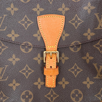 Louis Vuitton Sac Jeune Fille MM Umhängetasche Monogram Canvas Braun / gut Louis Vuitton