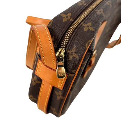 Louis Vuitton Sac Jeune Fille MM Umhängetasche Monogram Canvas Braun / gut Louis Vuitton