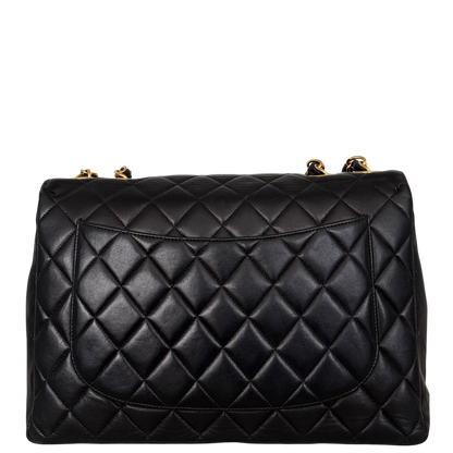 Chanel Timeless Jumbo Single Flap Bag Schwarz / sehr gut