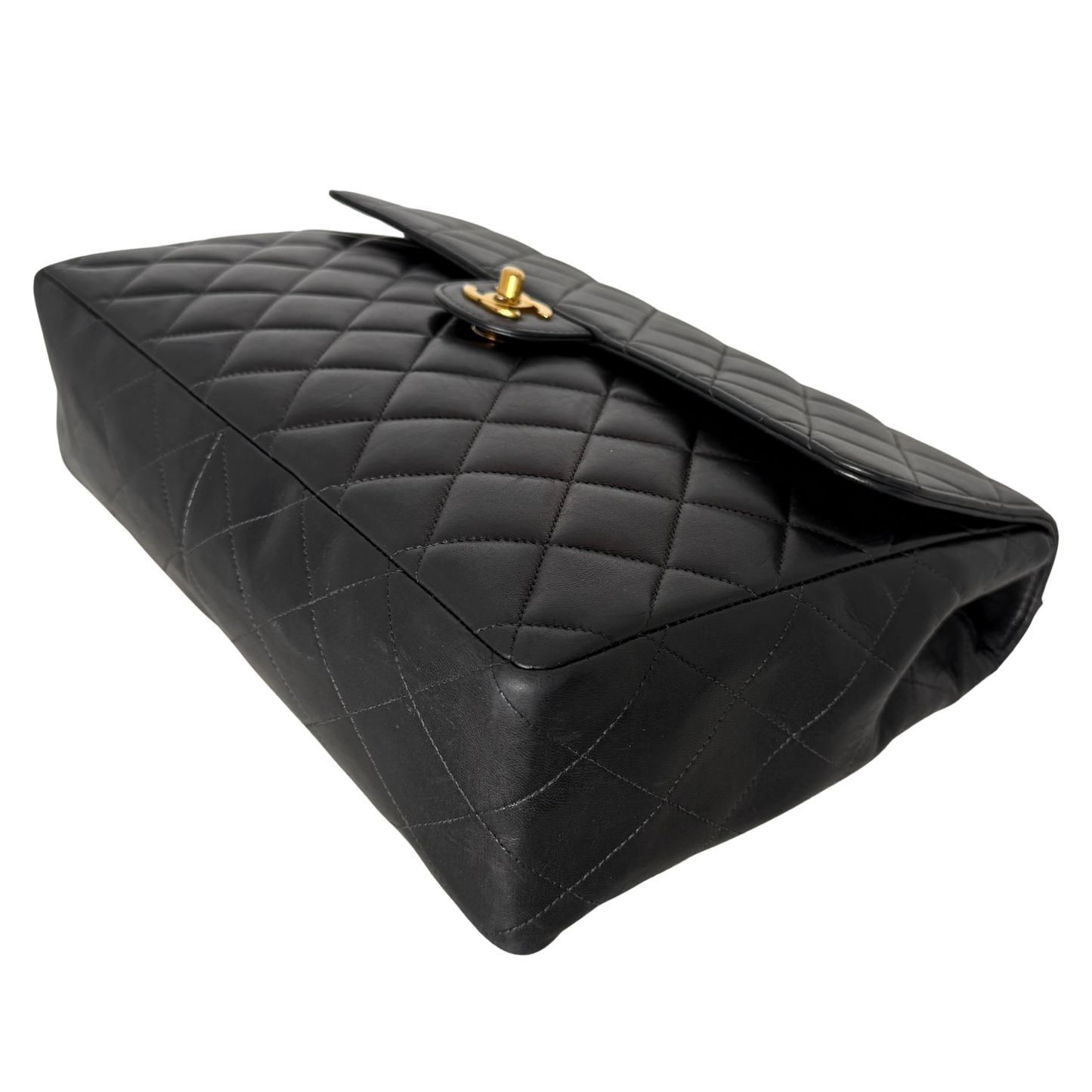 Chanel Timeless Jumbo Single Flap Bag Schwarz / sehr gut