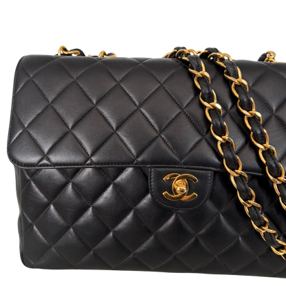 Chanel Timeless Jumbo Single Flap Bag Schwarz / sehr gut