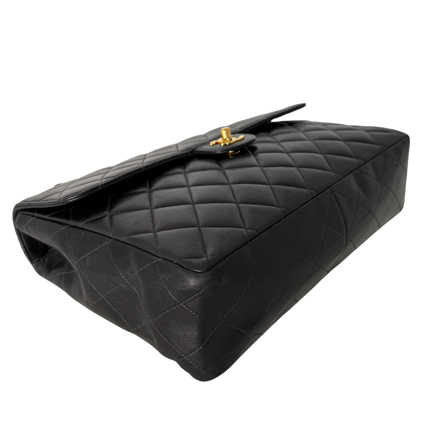 Chanel Timeless Jumbo Single Flap Bag Schwarz / sehr gut