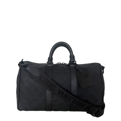 Louis Vuitton Keepall 35 mit Schulterriemen M22765 Schwarz / neuwertig Louis Vuitton