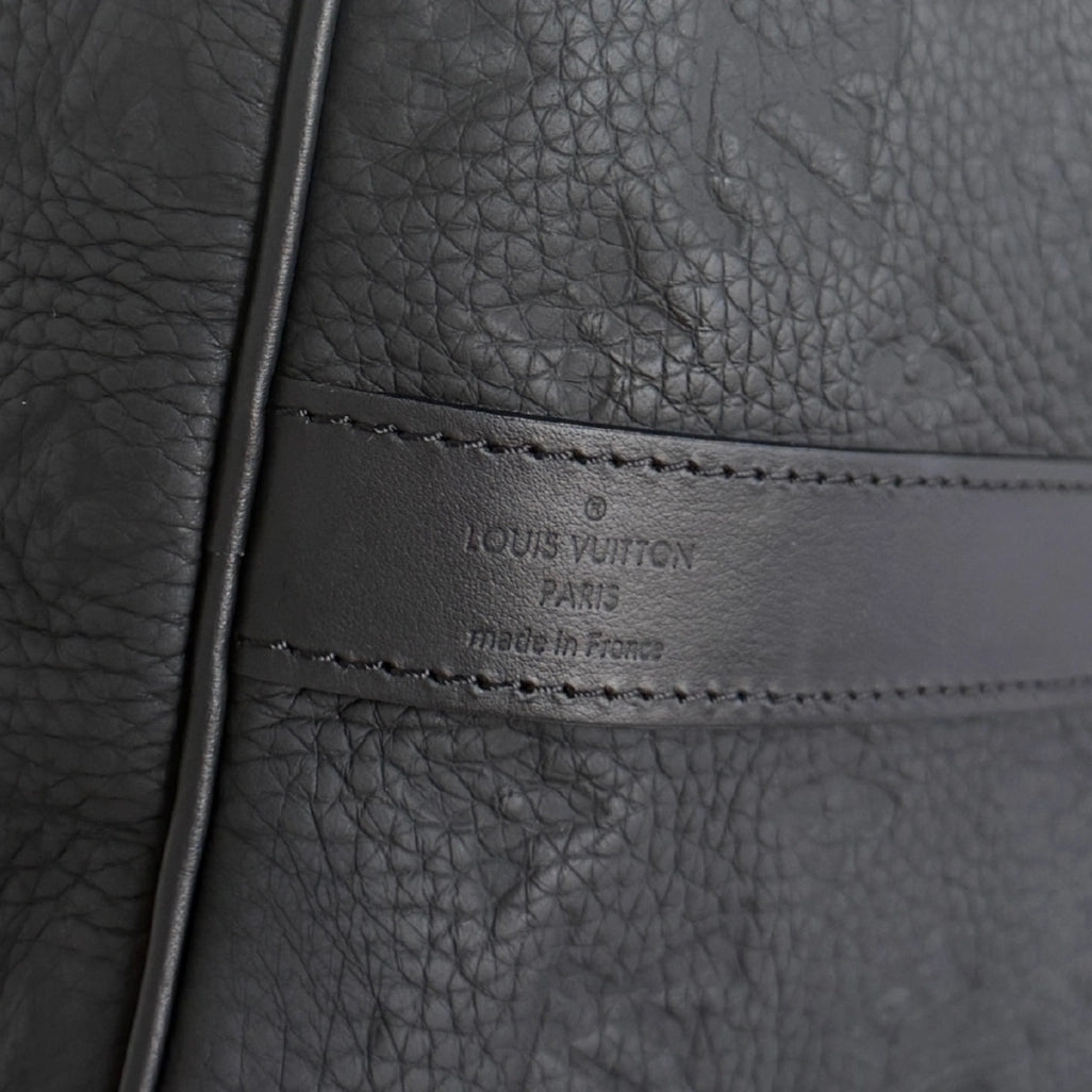 Louis Vuitton Keepall 35 mit Schulterriemen M22765 Schwarz / neuwertig Louis Vuitton