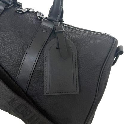 Louis Vuitton Keepall 35 mit Schulterriemen M22765 Schwarz / neuwertig Louis Vuitton
