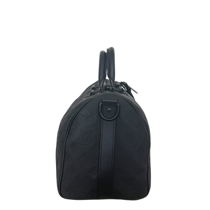 Louis Vuitton Keepall 35 mit Schulterriemen M22765 Schwarz / neuwertig Louis Vuitton