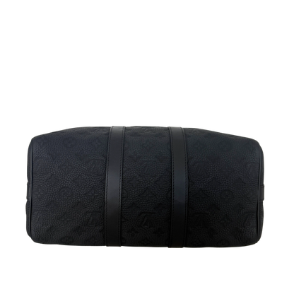 Louis Vuitton Keepall 35 mit Schulterriemen M22765 Schwarz / neuwertig Louis Vuitton