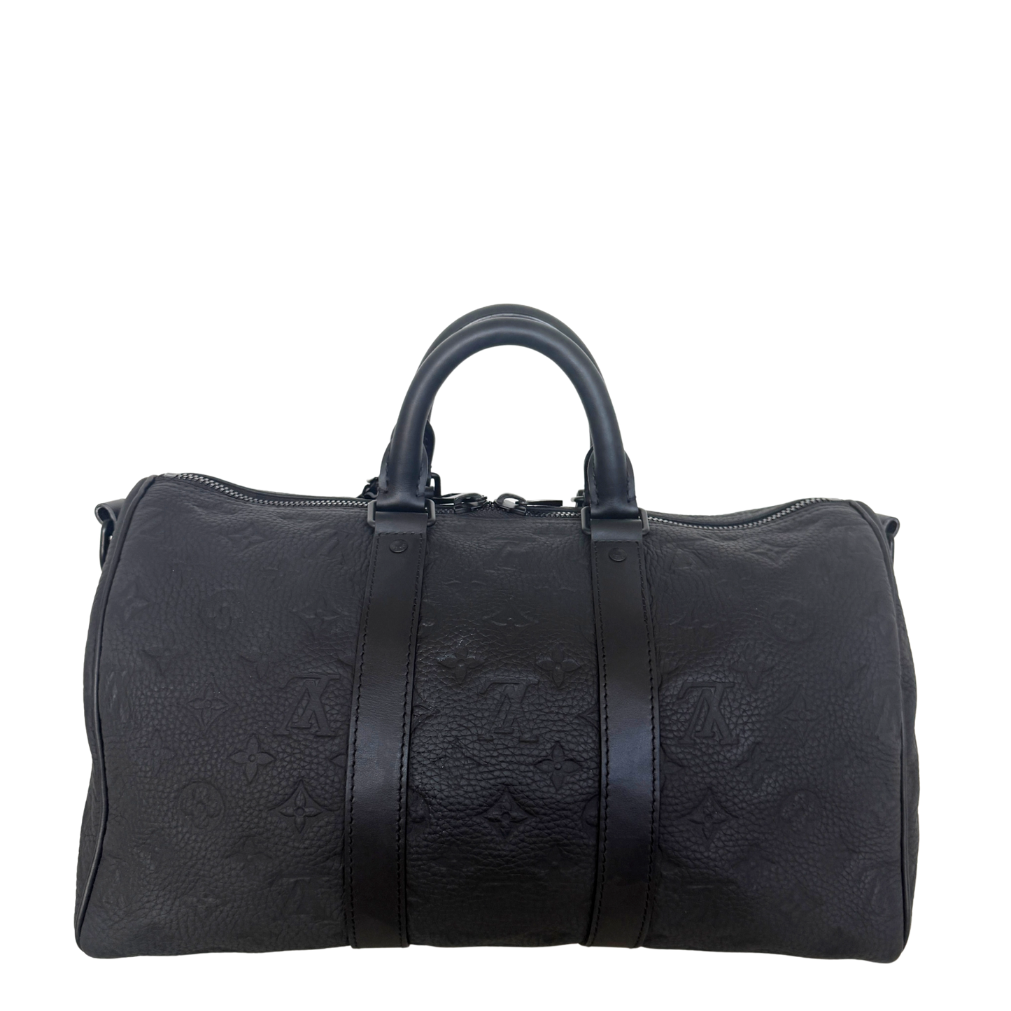 Louis Vuitton Keepall 35 mit Schulterriemen M22765 Schwarz / neuwertig Louis Vuitton