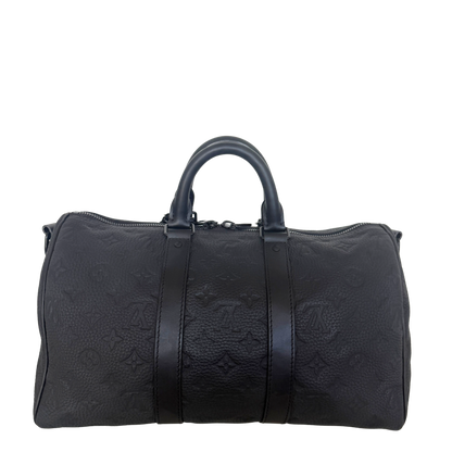 Louis Vuitton Keepall 35 mit Schulterriemen M22765 Schwarz / neuwertig Louis Vuitton