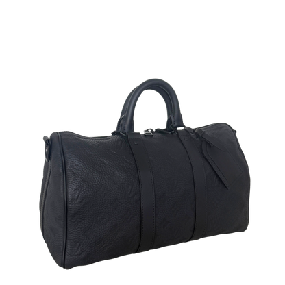 Louis Vuitton Keepall 35 mit Schulterriemen M22765 Schwarz / neuwertig Louis Vuitton
